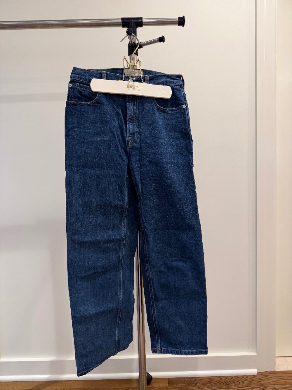 Everlane Straight Leg Dark Denim (Size 27)